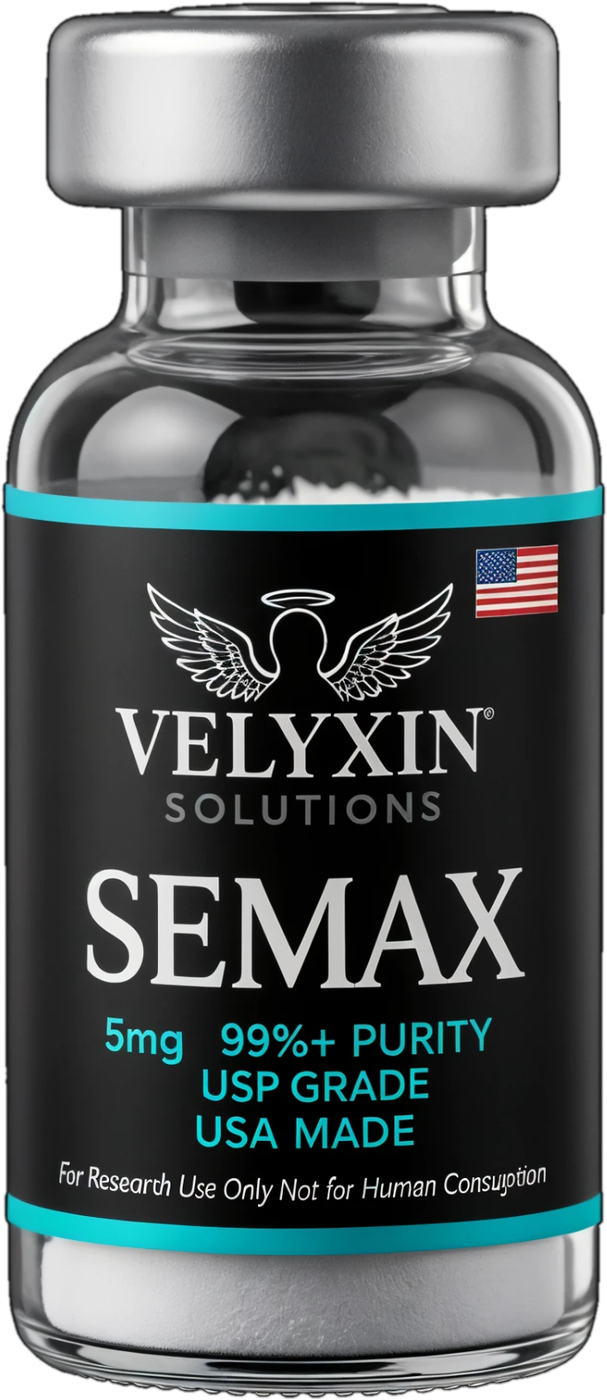 Semax research peptide vial — Neuropeptide Research